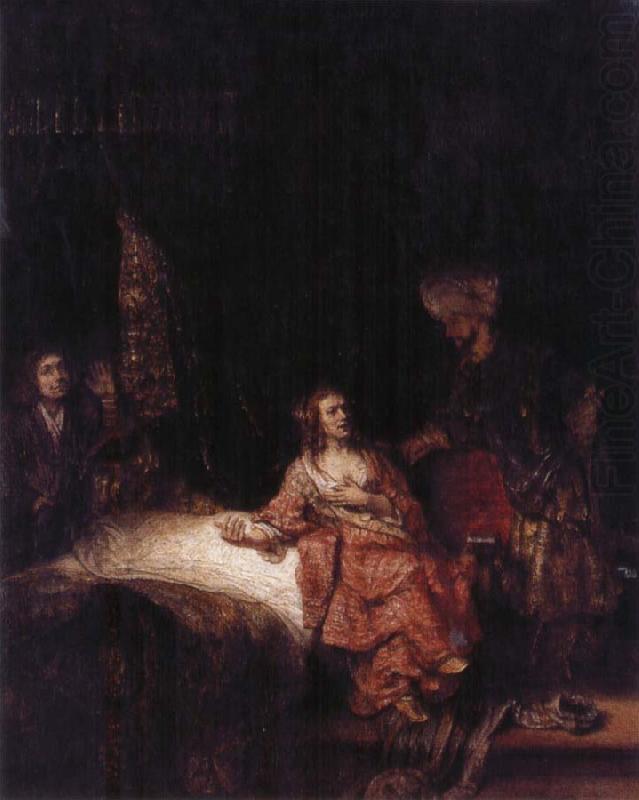 REMBRANDT Harmenszoon van Rijn Joseph Accused by Potiphor-s Wife china oil painting image